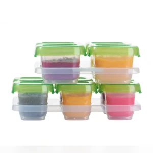 Set of 4/6 Mini Baby Food Freezer Containers