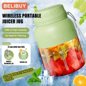Electric Juicer Cup 6 Blades Blender